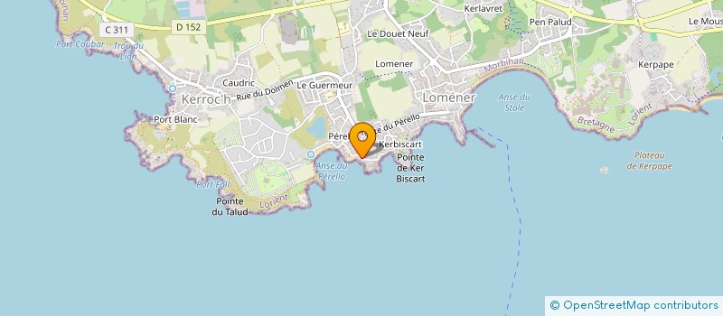 localisation de l'entreprise MONSIEUR JEAN LE BRETON  PLOEMEUR