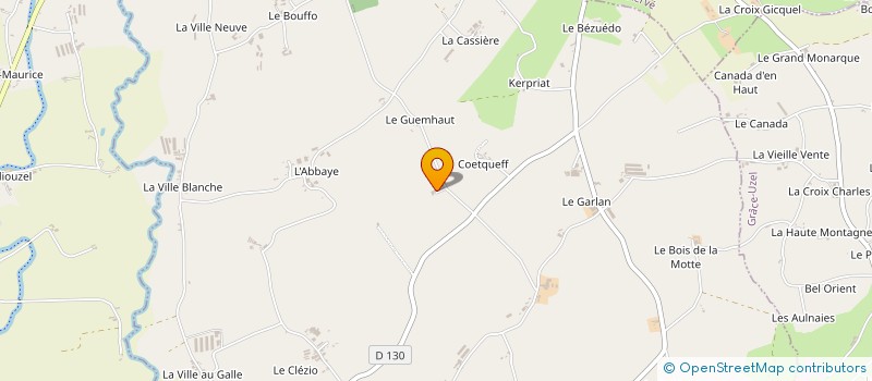 localisation de l'entreprise MONSIEUR JEAN LE BRIS  SAINT-THELO