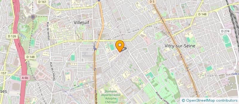 localisation de l'entreprise MONSIEUR JEAN LE CANNE  VILLEJUIF