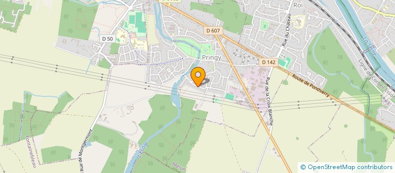 localisation de l'entreprise MONSIEUR JEAN LE CHAUDELEC  PRINGY