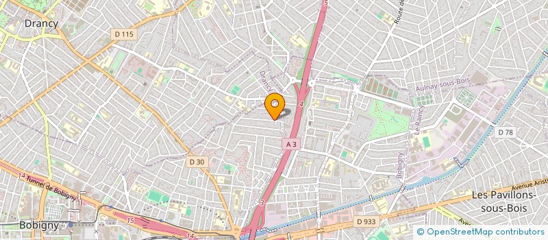 localisation de l'entreprise MONSIEUR JEAN LE COQ  BOBIGNY