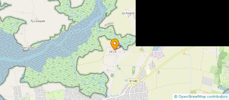 localisation de l'entreprise MONSIEUR JEAN LE CUILLIER  DAMGAN