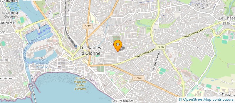 localisation de l'entreprise MONSIEUR JEAN LE DU à LES SABLES D'OLONNE