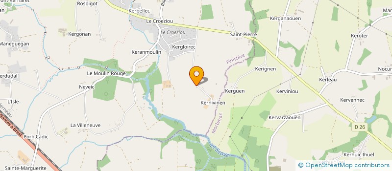 localisation de l'entreprise MONSIEUR JEAN LE DUNF  REDENE