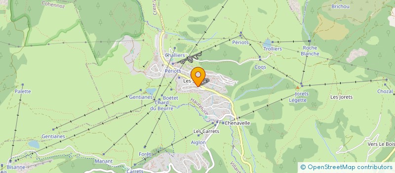 localisation de l'entreprise MONSIEUR JEAN LE FLEM  HAUTELUCE