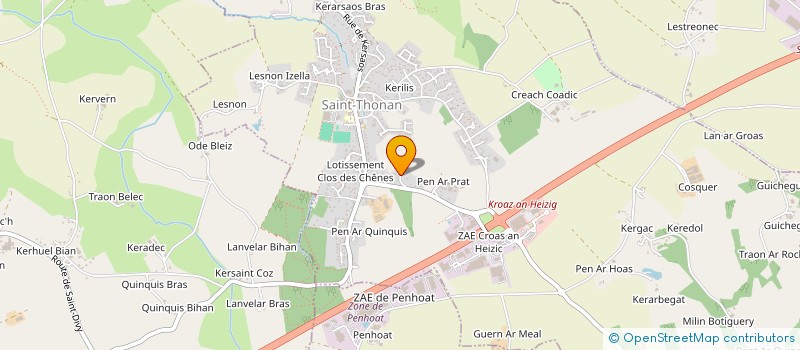 localisation de l'entreprise MONSIEUR JEAN LE FUR  SAINT-THONAN