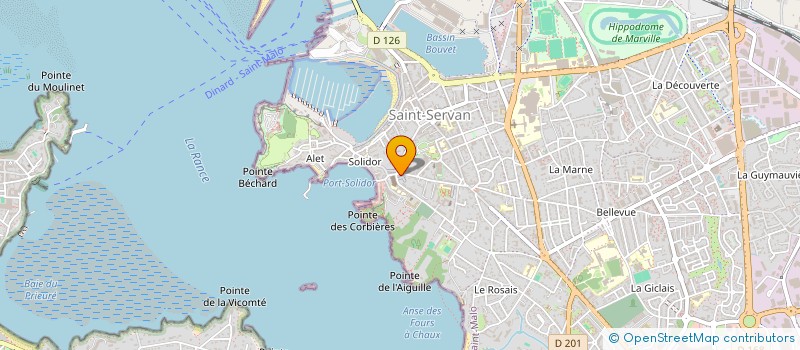 localisation de l'entreprise MONSIEUR JEAN LE FUSTEC  SAINT-MALO