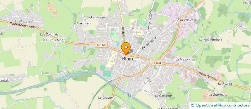 localisation de l'entreprise MONSIEUR JEAN LE GAL  BLAIN