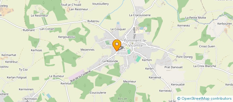 localisation de l'entreprise MONSIEUR JEAN LE GAL à POMMERIT-LE-VICOMTE
