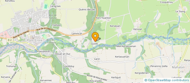 localisation de l'entreprise MONSIEUR JEAN LE GALL  CONFORT-MEILARS