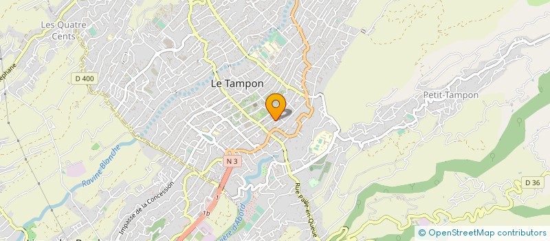 localisation de l'entreprise MONSIEUR JEAN LE GALL à LE TAMPON