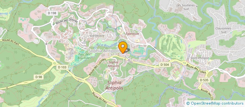 localisation de l'entreprise MONSIEUR JEAN LE GALLO  BIOT