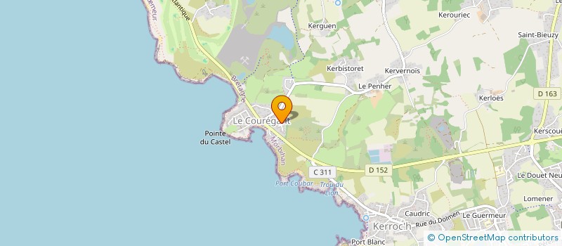 localisation de l'entreprise MONSIEUR JEAN LE GLOANNEC  PLOEMEUR