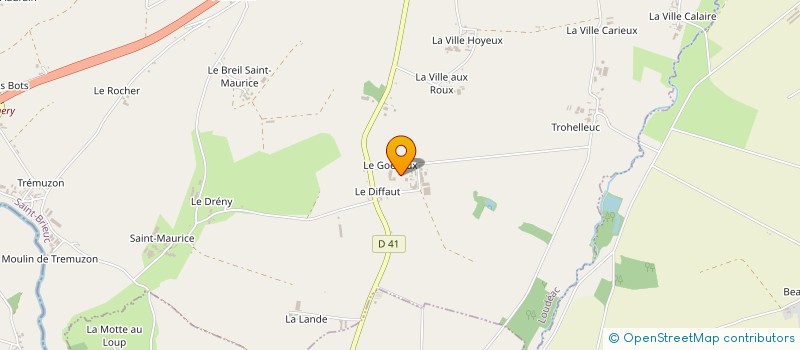 localisation de l'entreprise MONSIEUR JEAN LE GOFF à LOUDEAC
