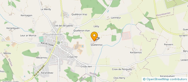 localisation de l'entreprise MONSIEUR JEAN LE GOFF à PLOUNEVENTER