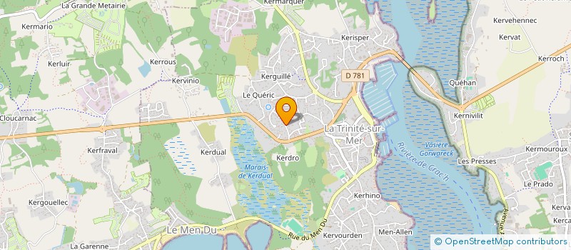 localisation de l'entreprise MONSIEUR JEAN LE GOFF à AURAY
