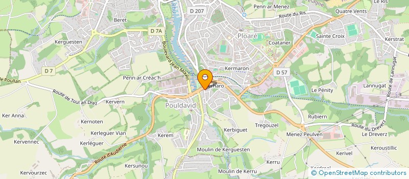 localisation de l'entreprise MONSIEUR JEAN LE GOFF  DOUARNENEZ