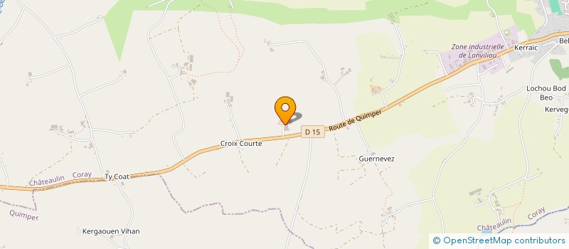 localisation de l'entreprise MONSIEUR JEAN LE GOFF  CORAY