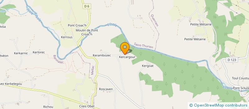 localisation de l'entreprise MONSIEUR JEAN LE GOFF à MELLAC