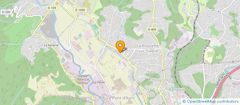 localisation de l'entreprise MONSIEUR JEAN LE GOFFE à LA ROQUETTE-SUR-SIAGNE