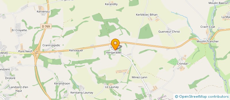 localisation de l'entreprise MONSIEUR JEAN LE GRILL  ROUDOUALLEC