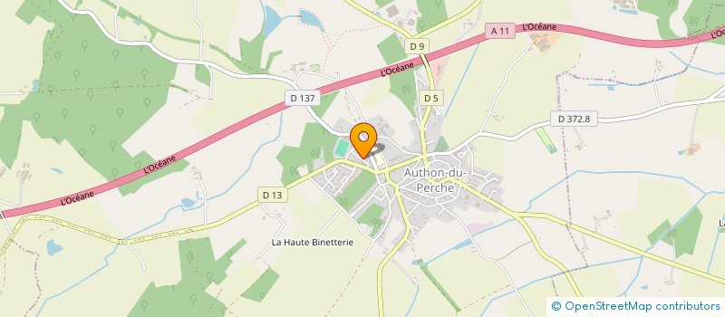 localisation de l'entreprise MONSIEUR JEAN LE GRIN à AUTHON-DU-PERCHE