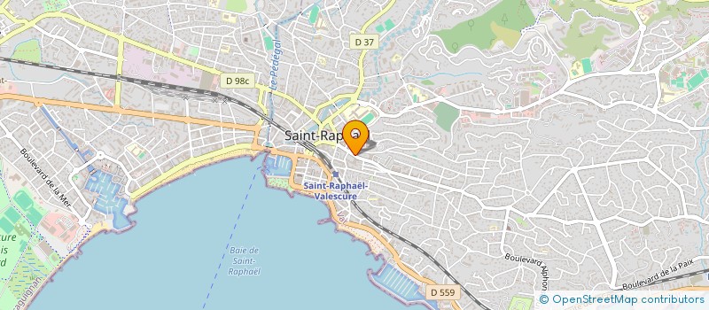 localisation de l'entreprise MONSIEUR JEAN LE GUELTE  SAINT-RAPHAEL