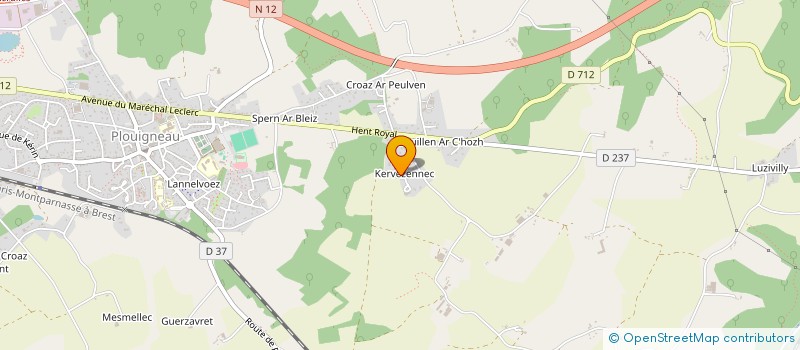 localisation de l'entreprise MONSIEUR JEAN LE GUILLERM à PLOUIGNEAU