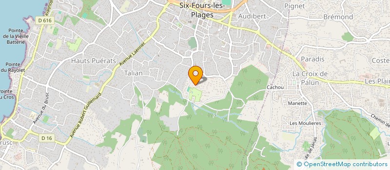 localisation de l'entreprise MONSIEUR JEAN LE JOSSEC à SIX-FOURS-LES-PLAGES
