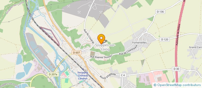 localisation de l'entreprise MONSIEUR JEAN LE LAURAIN à SOUPPES-SUR-LOING