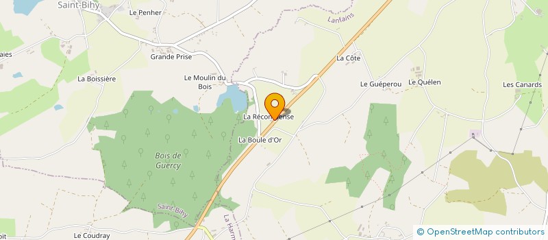 localisation de l'entreprise MONSIEUR JEAN LE LAY  LANFAINS