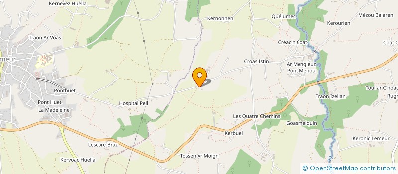 localisation de l'entreprise MONSIEUR JEAN LE LAY à PLOUEGAT-GUERAND