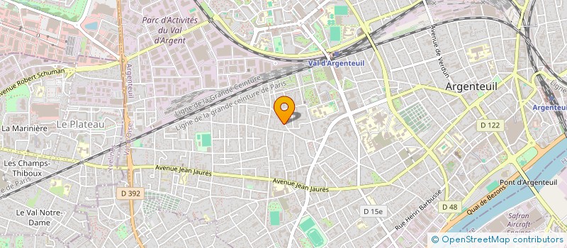 localisation de l'entreprise MONSIEUR JEAN LE LAY  ARGENTEUIL