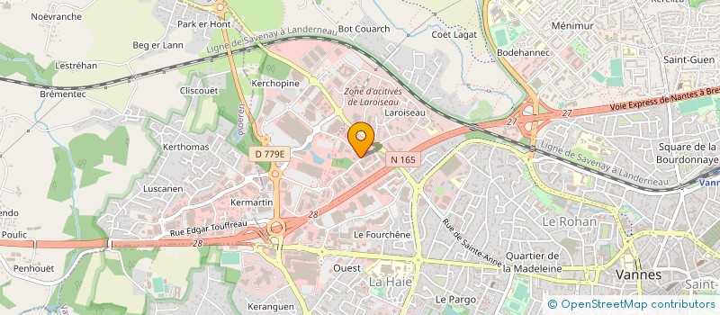 localisation de l'entreprise MONSIEUR JEAN LE LOC'H à VANNES