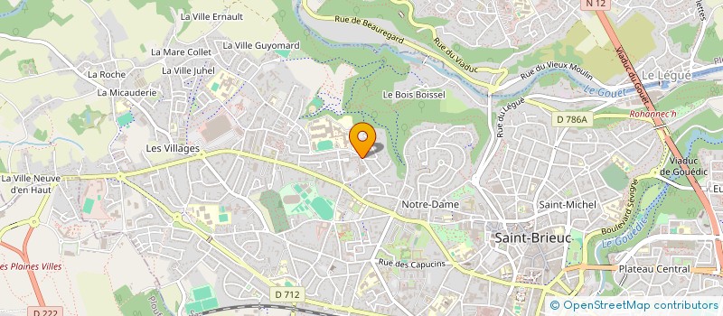 localisation de l'entreprise MONSIEUR JEAN LE LOUET à SAINT-BRIEUC