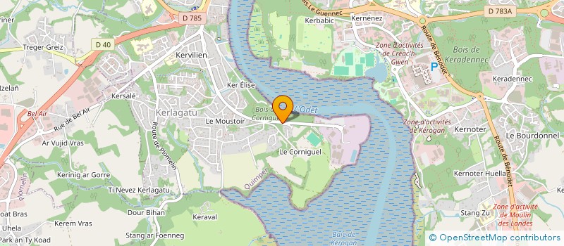 localisation de l'entreprise MONSIEUR JEAN LE MEEC à QUIMPER