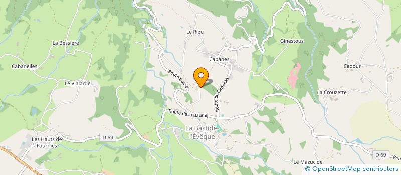 localisation de l'entreprise MONSIEUR JEAN LE MEIGNEN  LE BAS SEGALA