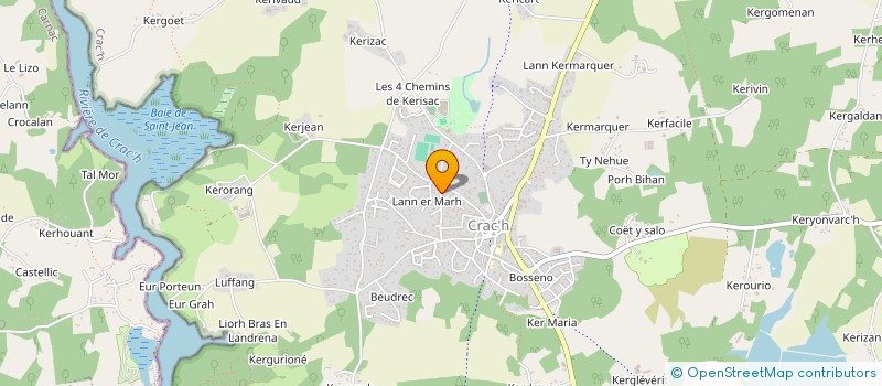 localisation de l'entreprise MONSIEUR JEAN LE MEITOUR à CRACH