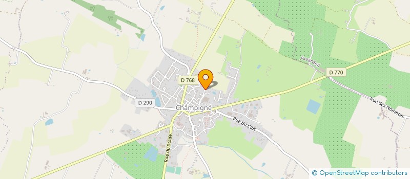 localisation de l'entreprise MONSIEUR JEAN LE MEUNIER  LES HAUTS-D'ANJOU