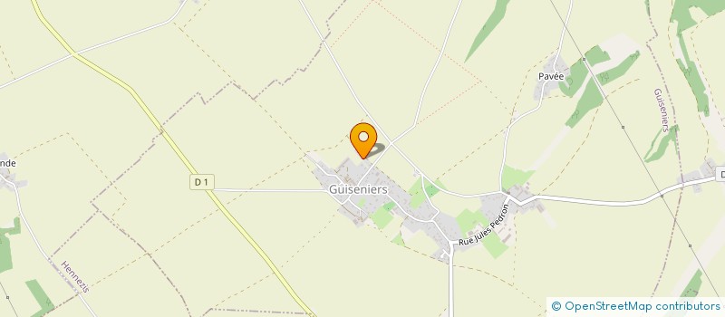 localisation de l'entreprise MONSIEUR JEAN LE MOAL  GUISENIERS