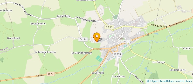 localisation de l'entreprise MONSIEUR JEAN LE MOAL à NOYANT-D ALLIER