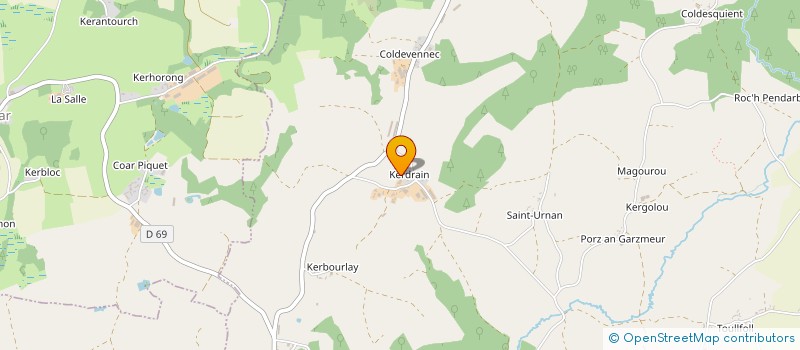 localisation de l'entreprise MONSIEUR JEAN LE MOIGNE  KERPERT