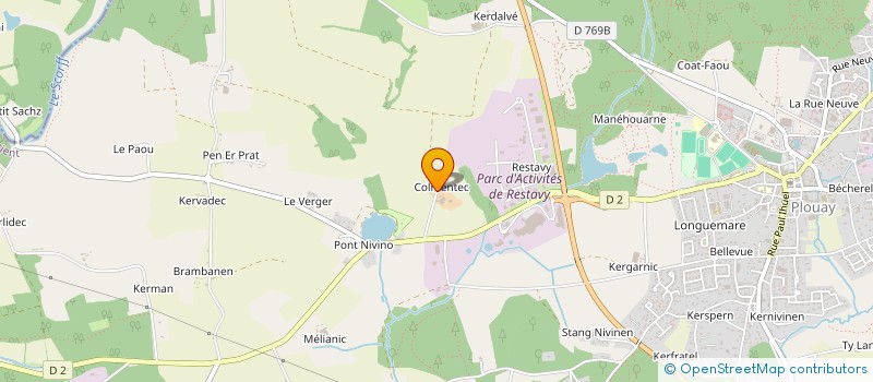 localisation de l'entreprise MONSIEUR JEAN LE MOUILLOUR à PLOUAY