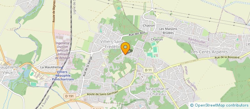 localisation de l'entreprise MONSIEUR JEAN LE NAGARD  VILLIERS-SAINT-FREDERIC