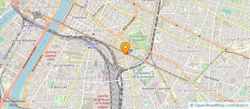 localisation de l'entreprise MONSIEUR JEAN LE PENDU  LYON