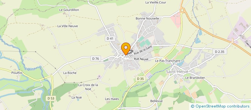 localisation de l'entreprise MONSIEUR JEAN LE POTTIER à UZEL