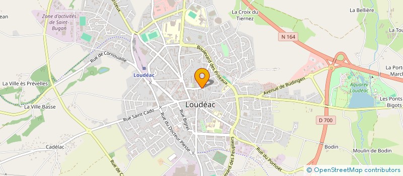 localisation de l'entreprise MONSIEUR JEAN LE POUPON à LOUDEAC