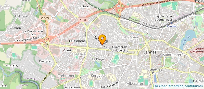 localisation de l'entreprise MONSIEUR JEAN LE RESTE à VANNES