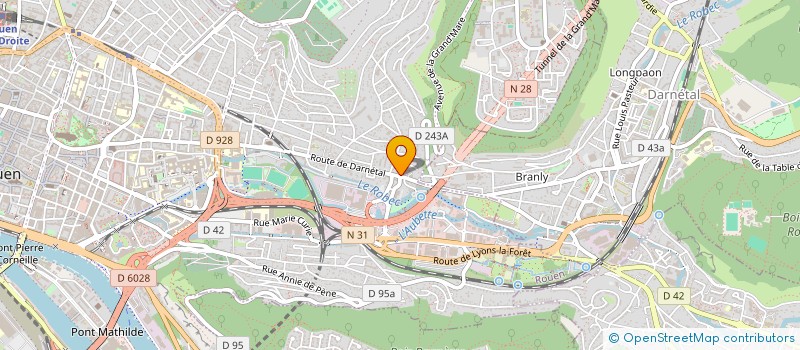 localisation de l'entreprise MONSIEUR JEAN LE RIDANT à ROUEN