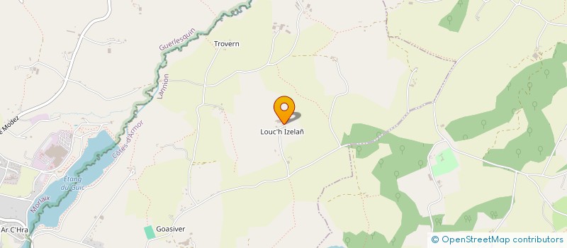 localisation de l'entreprise MONSIEUR JEAN LE ROLLAND  PLOUGRAS